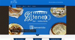 Desktop Screenshot of barrestauranteateneo.com